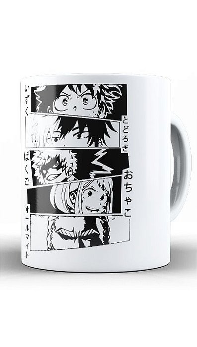 Caneca My Hero Academia Personagens - Canecas Personalizadas