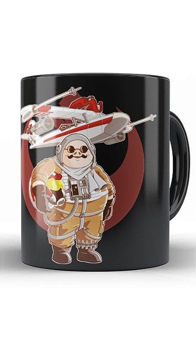 Caneca Anime Porco Rosso Pilot