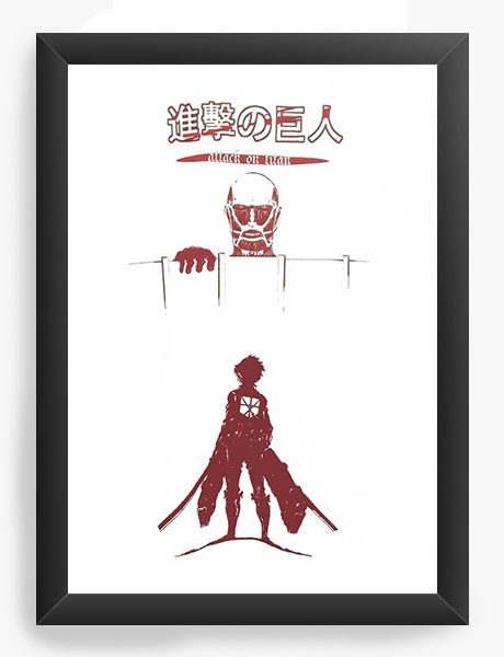 Quadro Decorativo A3 (45x33) Anime Attack On Titan