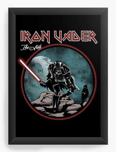 Quadro Decorativo A3 (45x33) Iron Vader