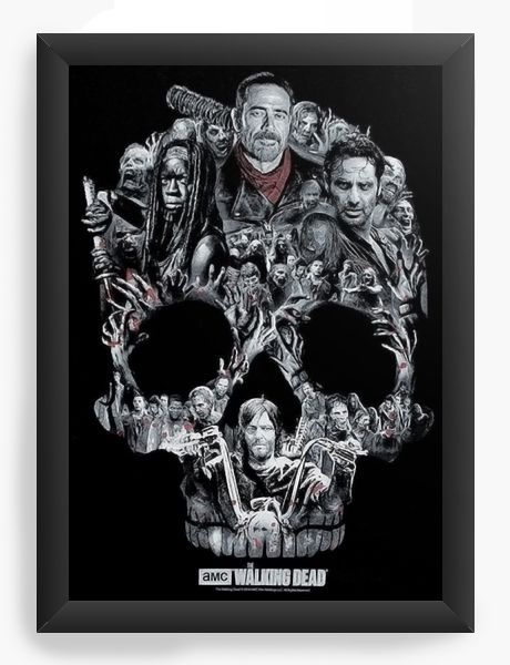 Quadro Decorativo A3 (45x33) Série The Walking Dead