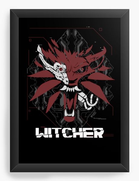 Quadro Decorativo A3 (45x33) The Witcher