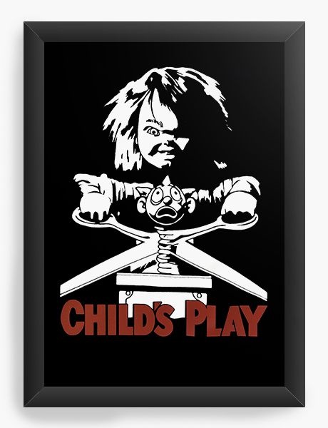 Quadro Decorativo A4 (33X24) Chucky Childs Play