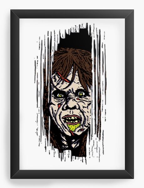 Quadro Decorativo A4 (33X24) Exorcista