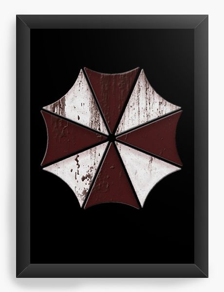 Quadro Decorativo A4 (33X24) Resident Evil