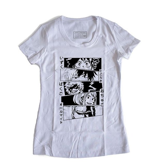 Camiseta Feminina Anime My Hero Academia