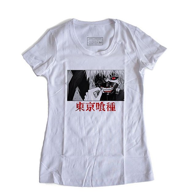 Camiseta Feminina Anime Tokyo Ghoul