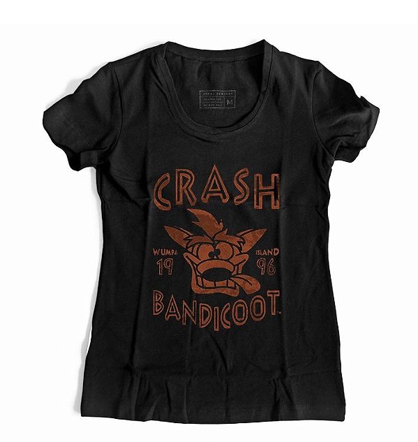 Camiseta Feminina Crash Bandicoot