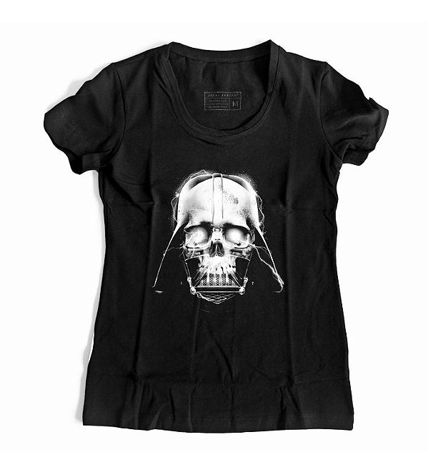 Camiseta Feminina Darth Skull