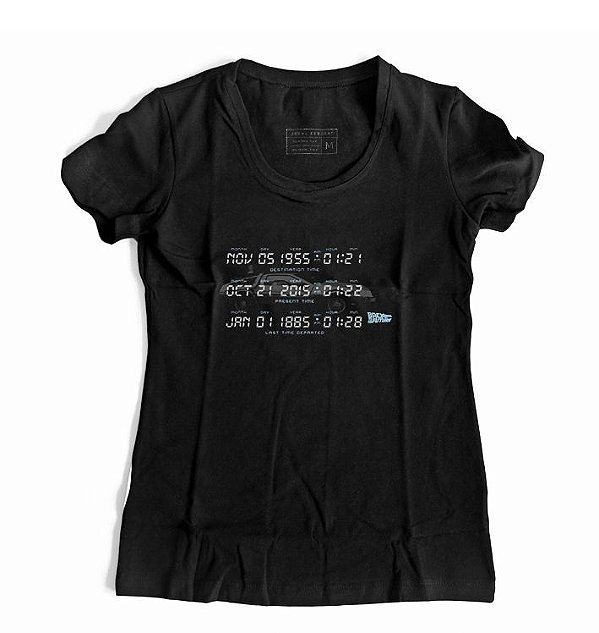 Camiseta Feminina De volta para o Futuro