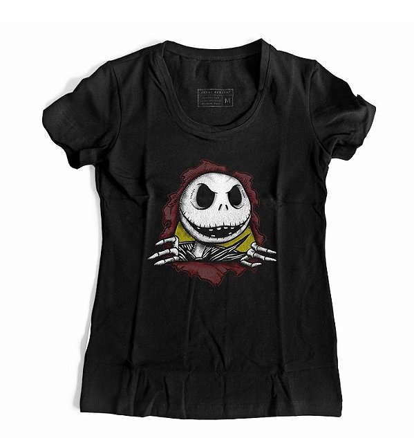 Camiseta Feminina  Jack, Skelligton