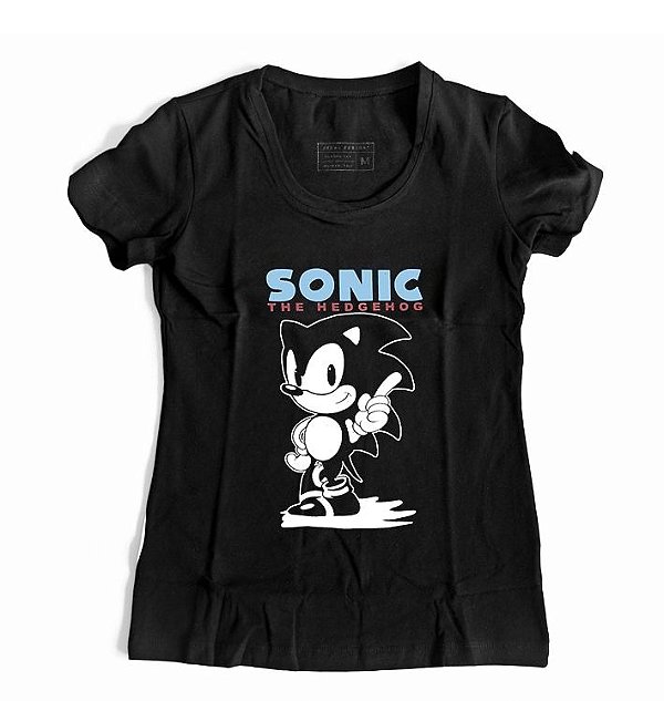 Camiseta Feminina Sonic