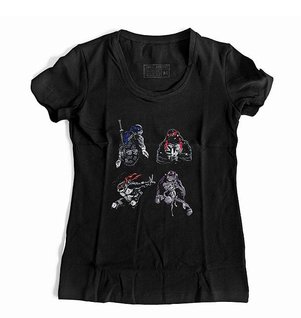 Camiseta Feminina Tartaruga Ninja