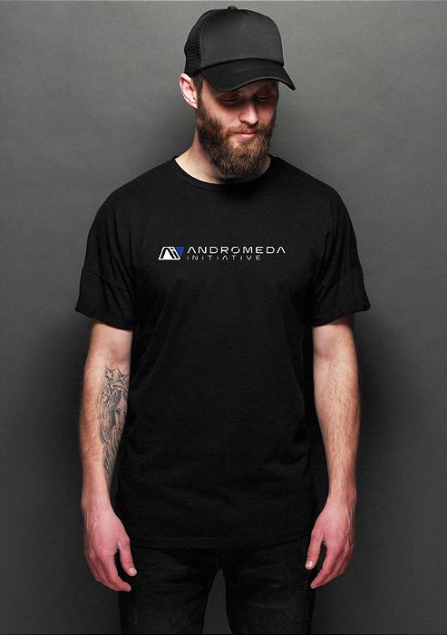 Camiseta Masculina Andromeda Mass Effect