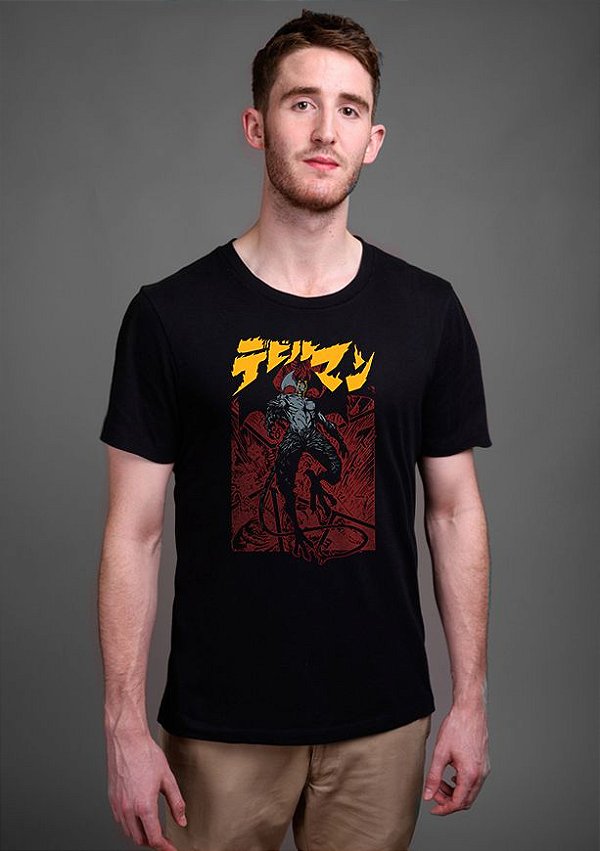Camiseta Masculina Anime Devilman Crybaby
