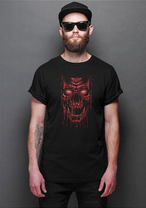 Camiseta Masculina Skull Blood