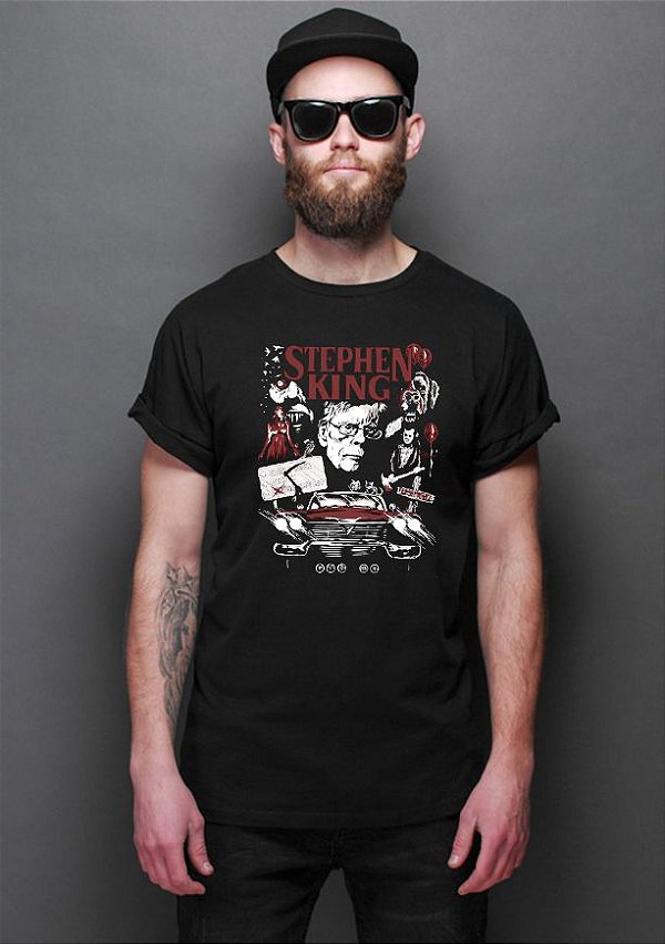 Camiseta Masculina Stephen King