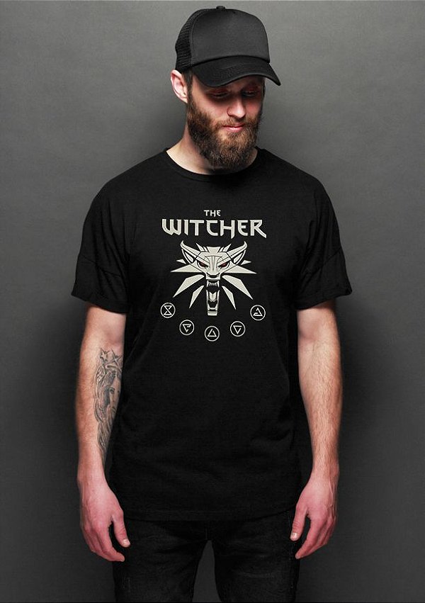 Camiseta Masculina The Witcher Simbol