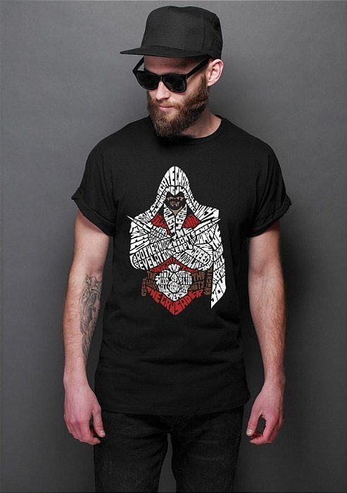 Camiseta Masculina  Assassin's Creed - Nerd e Geek - Presentes Criativos