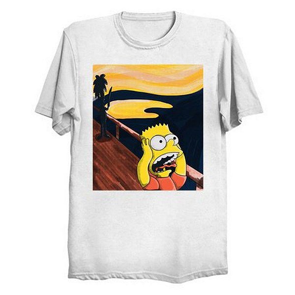 Camiseta Masculina Poliéster Bart Simpsons