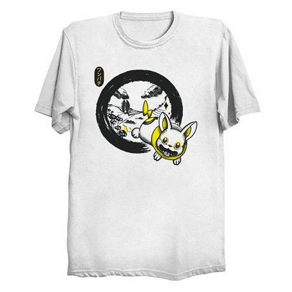 Camiseta Masculina Poliéster Pikachu Happy Yampy