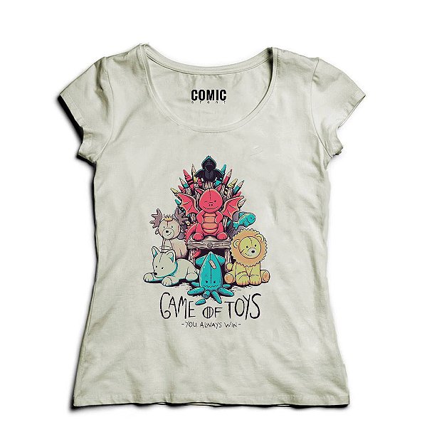 Camiseta Feminina Game of Toys - Nerd e Geek - Presentes Criativos