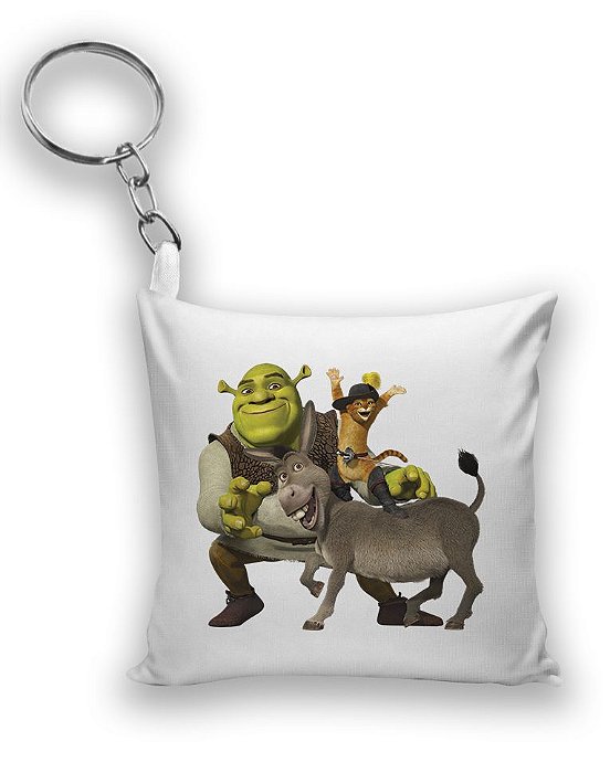 Chaveiro Shrek e Burro - Nerd e Geek - Presentes Criativos