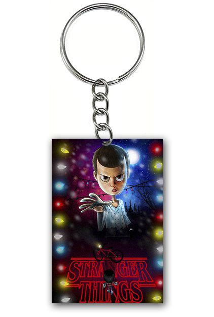 Chaveiro Stranger Things - Serie Eleven - Nerd e Geek - Presentes Criativos