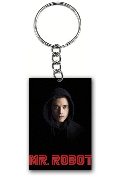 Chaveiro Mr Robot - Nerd e Geek - Presentes Criativos