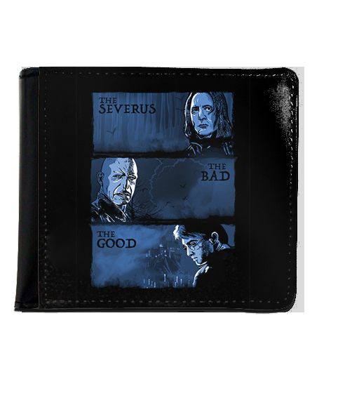 Carteira Harry Potter - Severo Snape e Valdemort - Nerd e Geek - Presentes Criativos