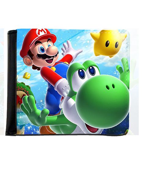 Carteira Super Mario e Yoshi - Nerd e Geek - Presentes Criativos