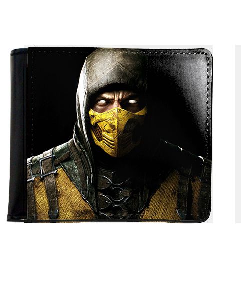 Carteira Mortal Kombat Scorpion - Nerd e Geek - Presentes Criativos