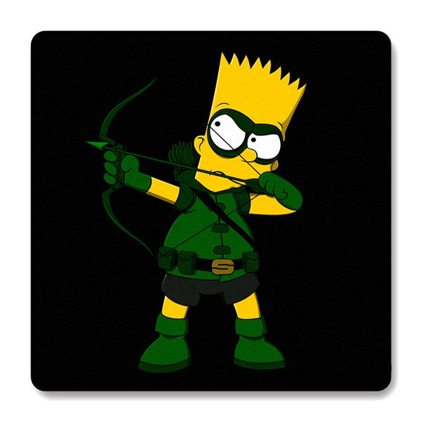 Imã de Geladeira Bart Simpson Arqueiro - Nerd e Geek - Presentes Criativos