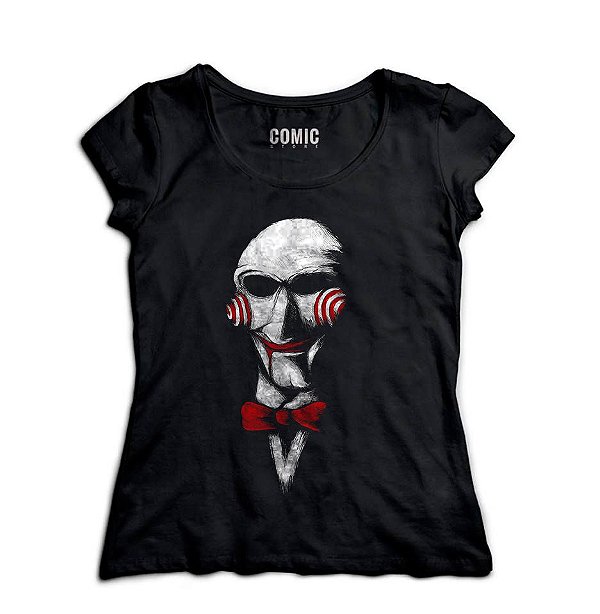 Camiseta Feminina Jogos Mortais - Nerd e Geek - Presentes Criativos