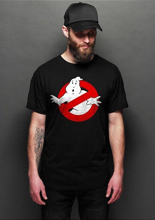 Camiseta Masculina  Os Caça-Fantasmas - Nerd e Geek - Presentes Criativos