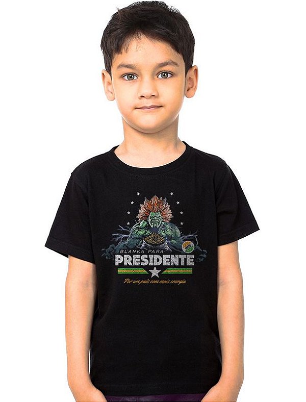 Camiseta Infantil Blanka - Nerd e Geek - Presentes Criativos