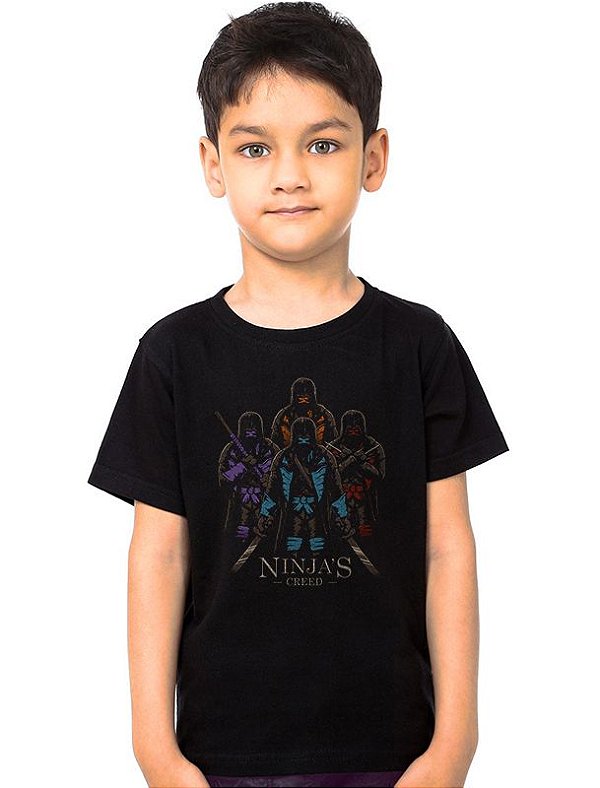 Camiseta Infantil Tartarugas Ninjas  - Nerd e Geek - Presentes Criativos