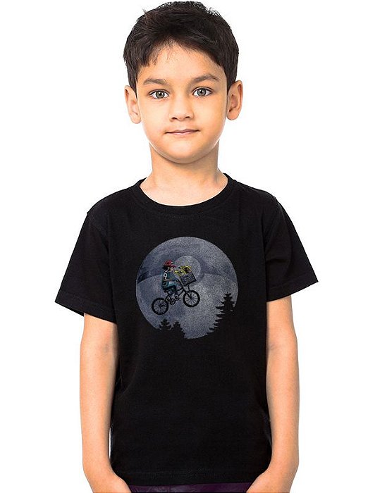 Camiseta Infantil Pokemon E.T - Nerd e Geek - Presentes Criativos