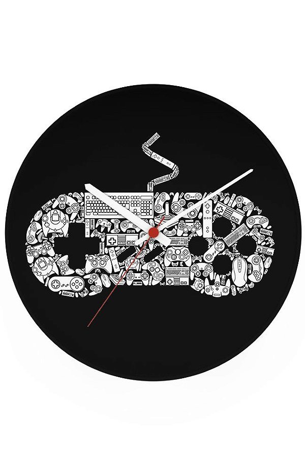 Relógio de Parede Controle Super Nintendo - Nerd e Geek - Presentes Criativos