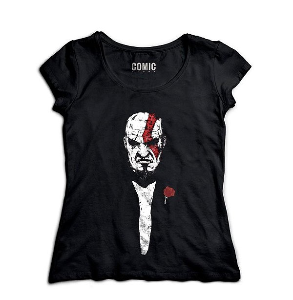 Camiseta Feminina The God of War - Nerd e Geek - Presentes Criativos