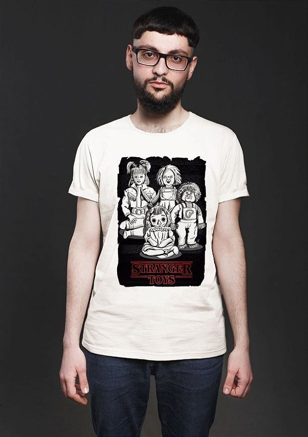Camiseta Masculina  Stranger Toys - Nerd e Geek - Presentes Criativos
