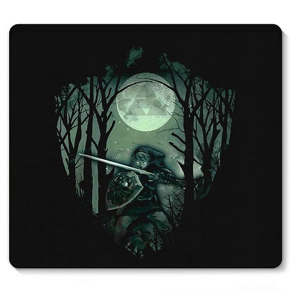 Mouse Pad Link Florest 23X20 - Nerd e Geek - Presentes Criativos