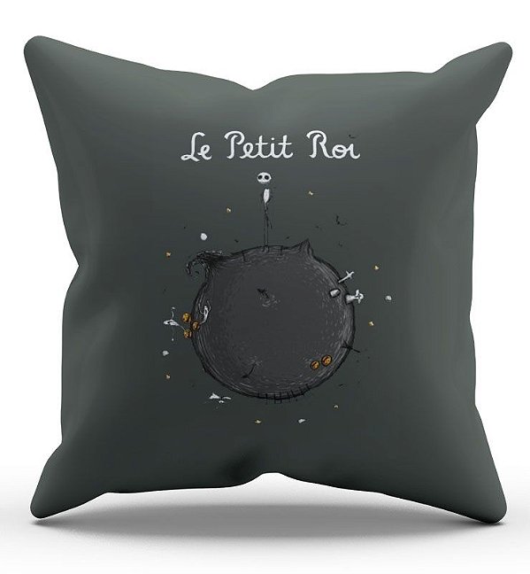 Almofada Decorativa  Le Petit Roi 45x45 - Nerd e Geek - Presentes Criativos