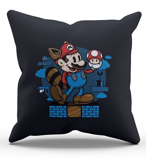 Almofada Decorativa  Super Mario  45x45 - Nerd e Geek - Presentes Criativos