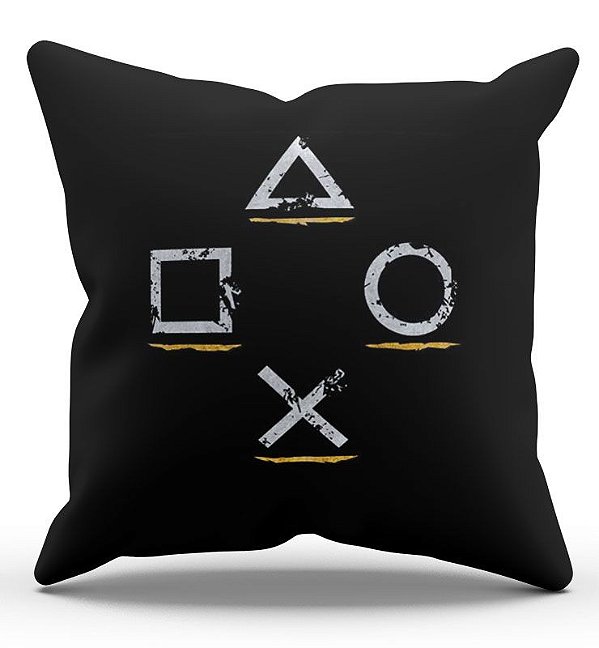 Almofada Decorativa  Controle Play 45x45 - Nerd e Geek - Presentes Criativos