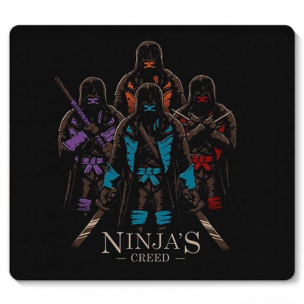 Mouse Pad Tartarugas Ninjas - Nerd e Geek - Presentes Criativos