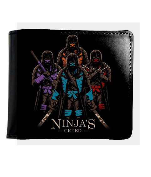 Carteira Tartarugas Ninjas - Nerd e Geek - Presentes Criativos