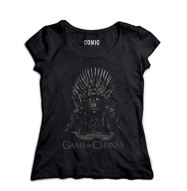 Camiseta Feminina Game of Clones