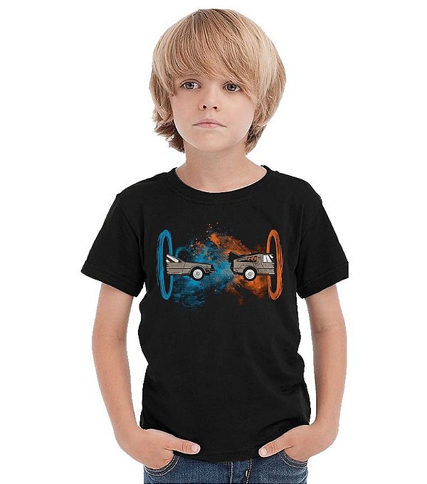 Camiseta Infantil De volta para o futuro - Nerd e Geek - Presentes Criativos