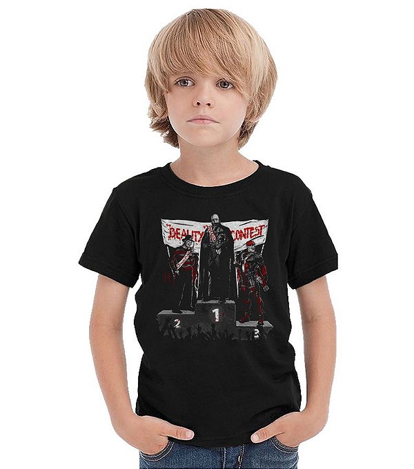 Camiseta Infantil Killers - Nerd e Geek - Presentes Criativos